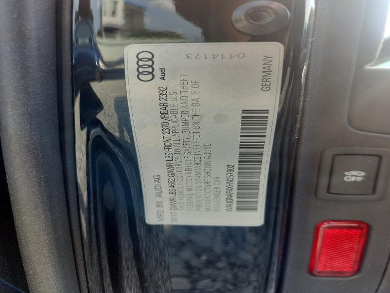2017 AUDI A4 PREMIUM PLUS 13
