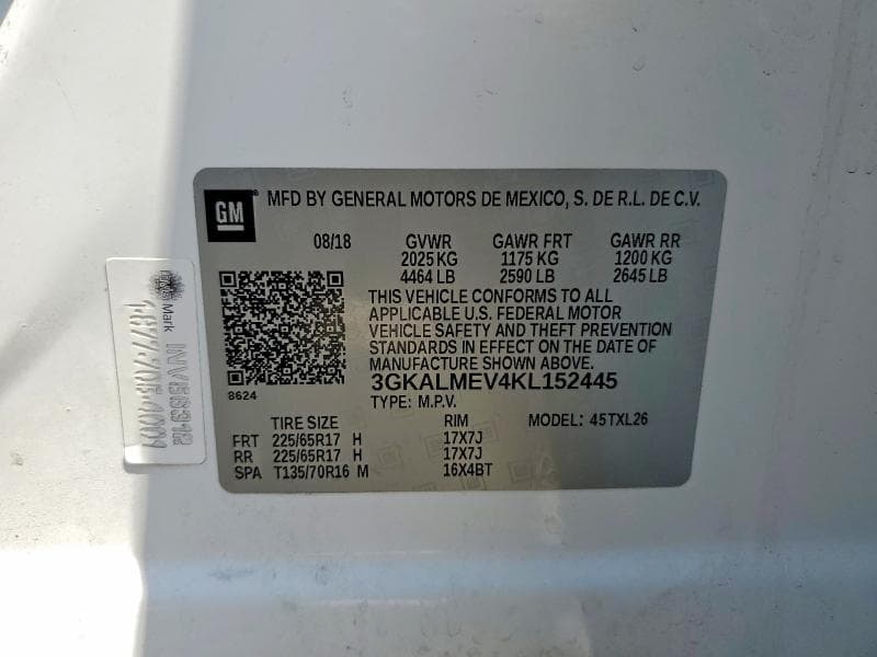2019 GMC TERRAIN SLE 13