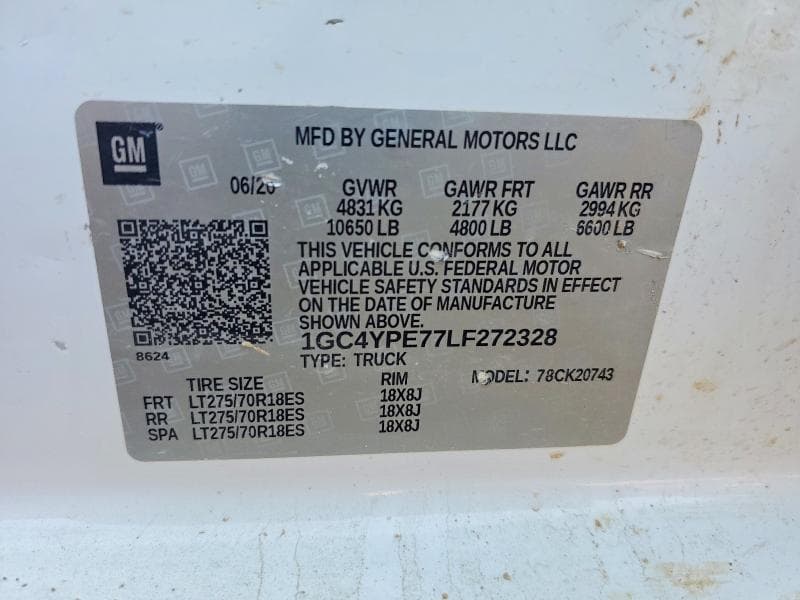 2020 CHEVROLET SILVERADO K2500 HEAVY DUTY LTZ 12