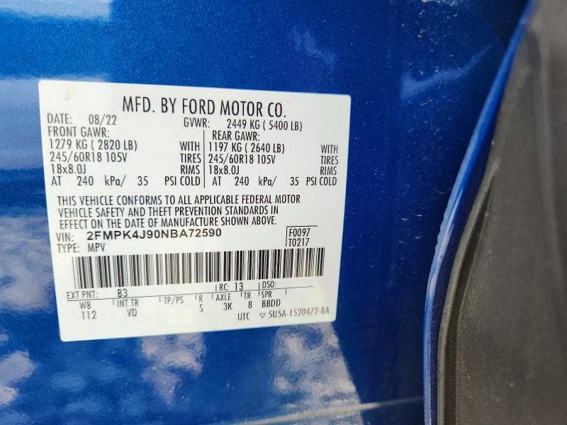 2022 FORD EDGE SEL 13