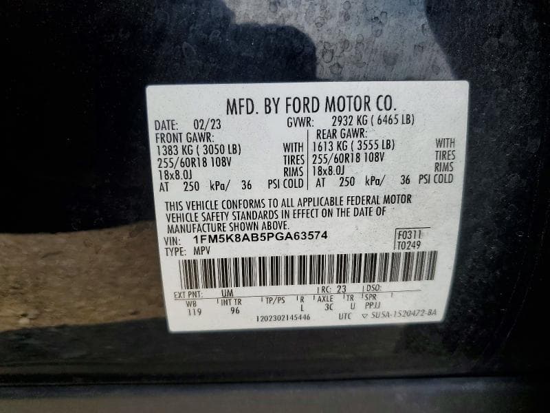 2023 FORD EXPLORER 12
