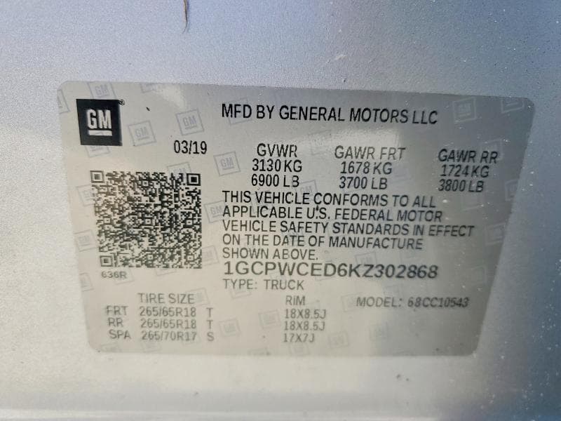 2019 CHEVROLET SILVERADO C1500 LT 13