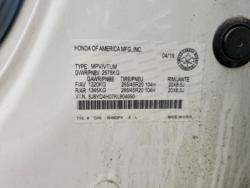 2019 ACURA MDX A-SPEC 13