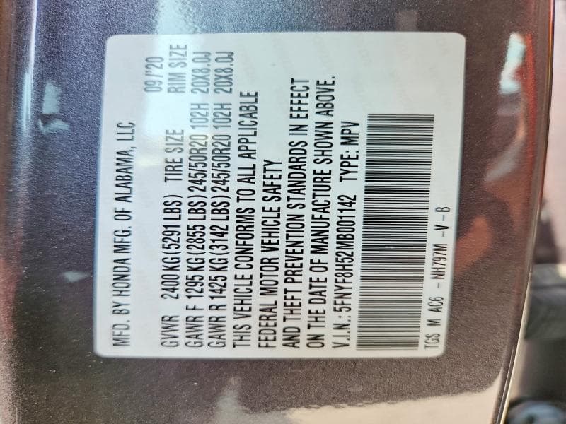 2021 HONDA PASSPORT EXL 13