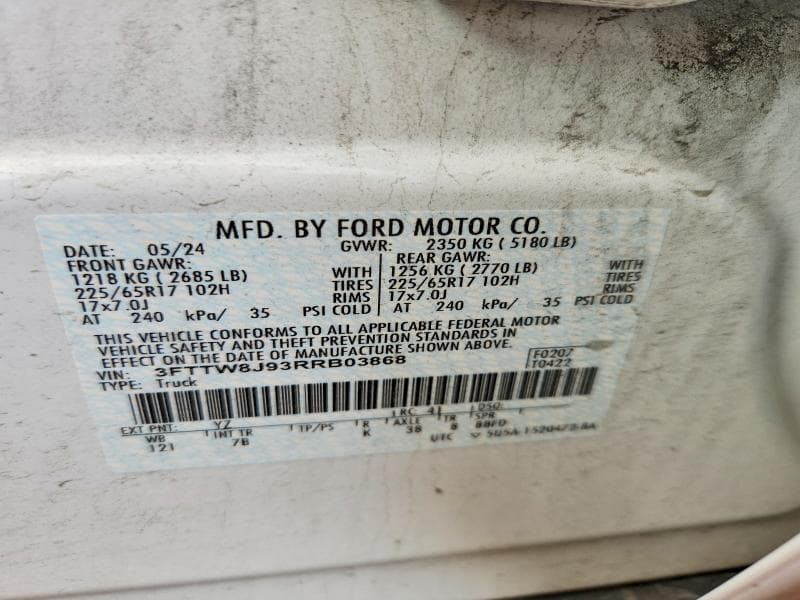 2024 FORD MAVERICK XLT 13