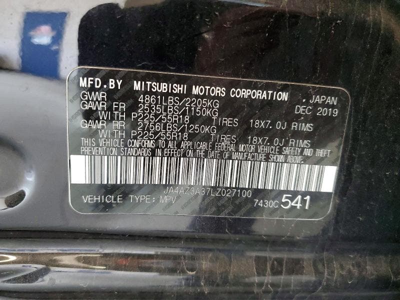 2020 MITSUBISHI OUTLANDER SE 13