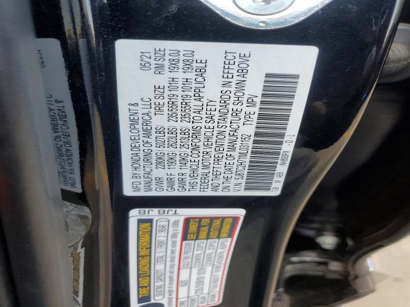 2021 ACURA RDX ADVANCE 14