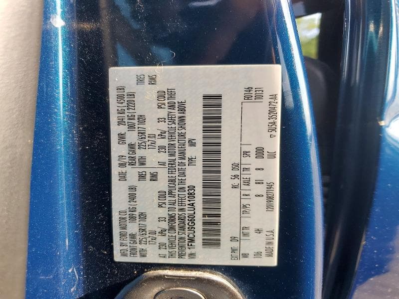 2020 FORD ESCAPE SE 13