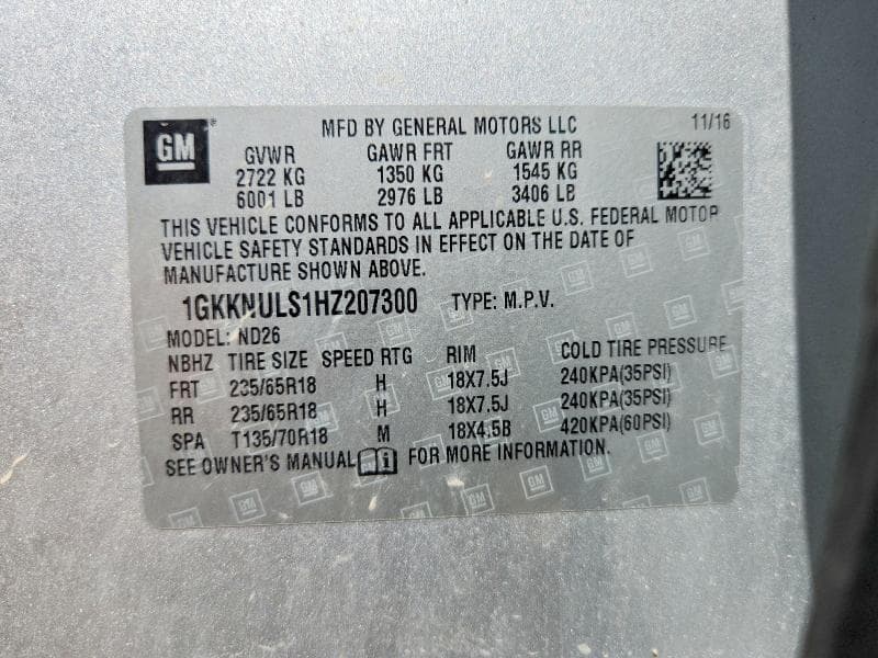 2017 GMC ACADIA 13