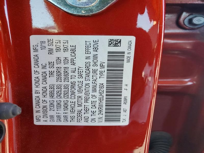 2018 HONDA CR-V EX 13