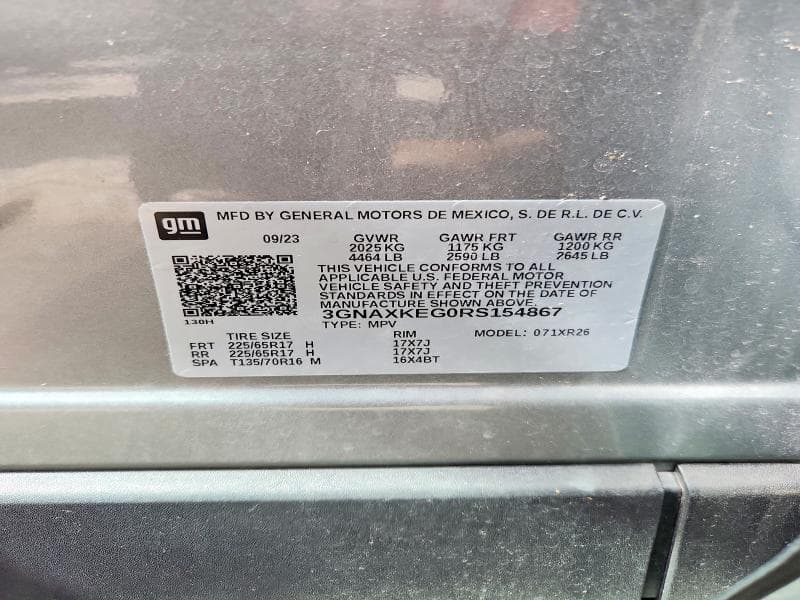 2024 CHEVROLET EQUINOX LT 12