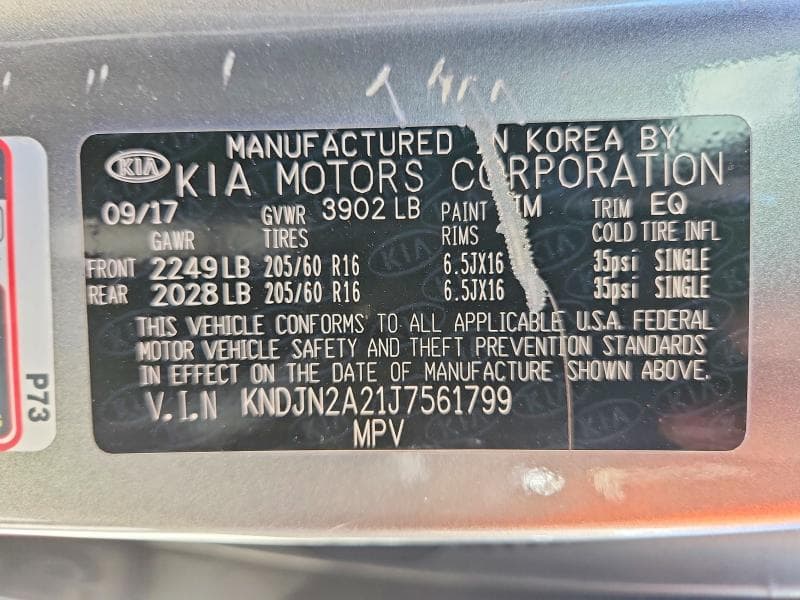 2018 KIA SOUL BASE 13
