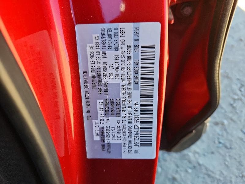 2018 MAZDA CX-9 GRAND TOURING 13