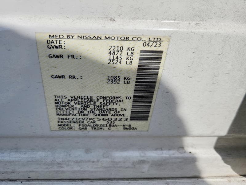 2023 NISSAN LEAF SV PLUS 12