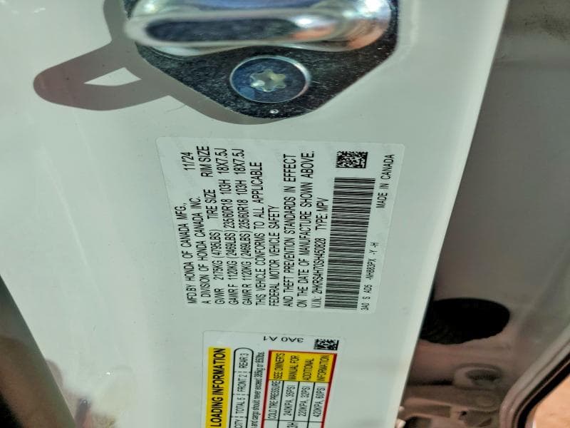 2025 HONDA CR-V EXL 12