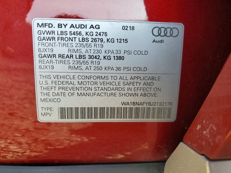 2018 AUDI Q5 PREMIUM PLUS 13