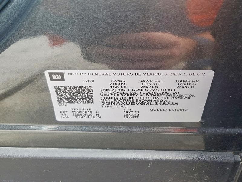 2021 CHEVROLET EQUINOX LT 13