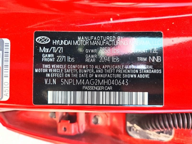 2021 HYUNDAI ELANTRA SEL 12