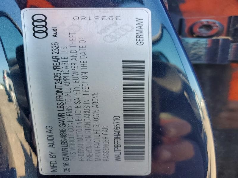 2017 AUDI A3 E-TRON PREMIUM PLUS 12