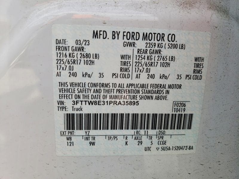 2023 FORD MAVERICK XL 12