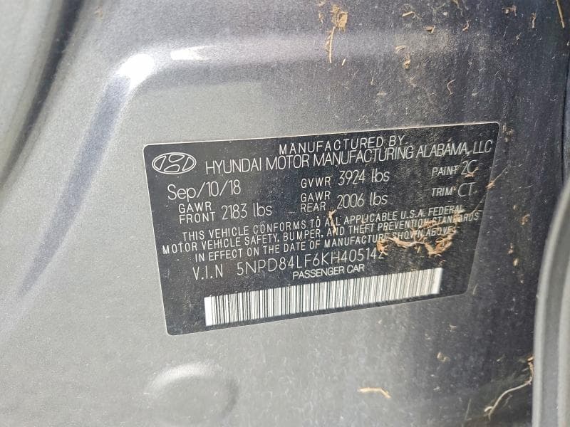 2019 HYUNDAI ELANTRA SEL 12