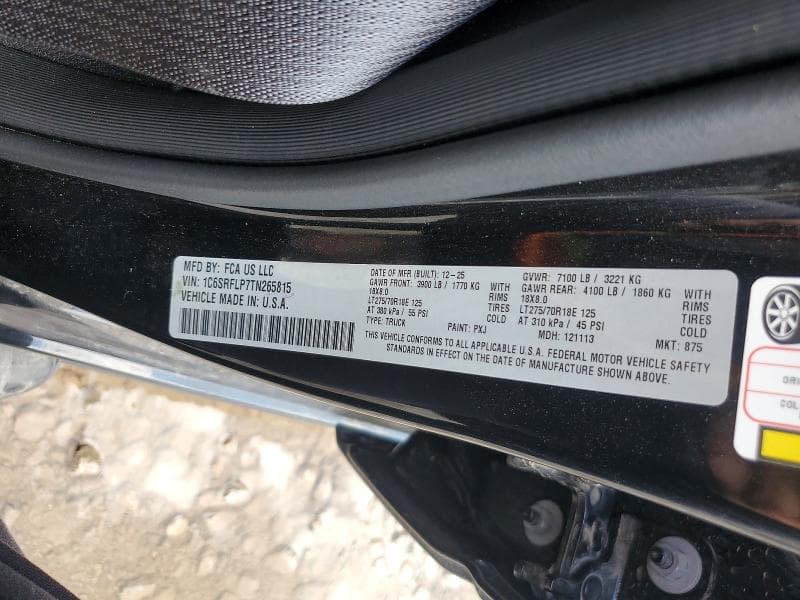 2026 RAM 1500 REBEL 12