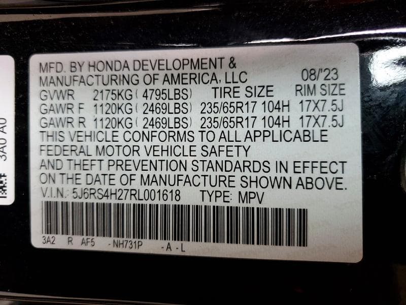 2024 HONDA CR-V LX 14