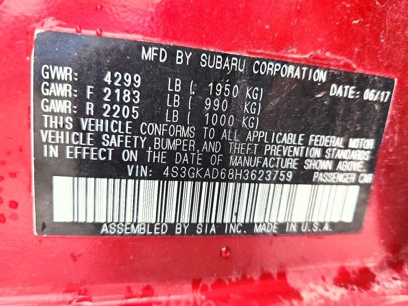 2017 SUBARU IMPREZA PREMIUM PLUS 12