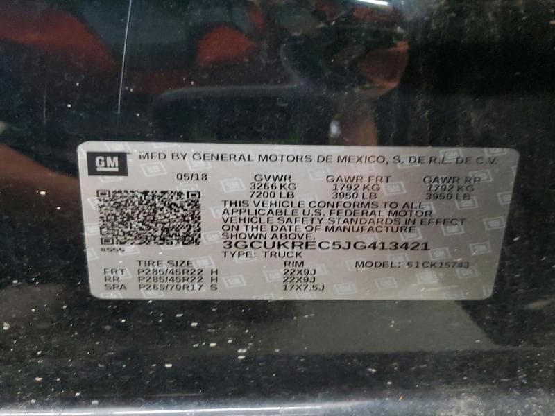 2018 CHEVROLET SILVERADO K1500 LT 13