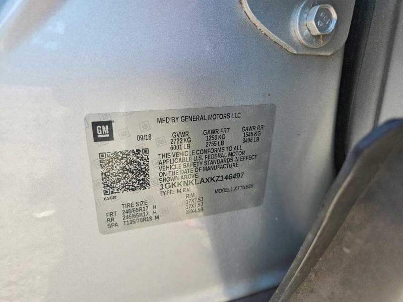 2019 GMC ACADIA SLE 12