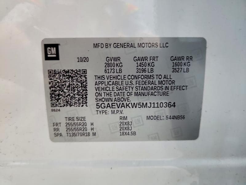 2021 BUICK ENCLAVE ESSENCE 13