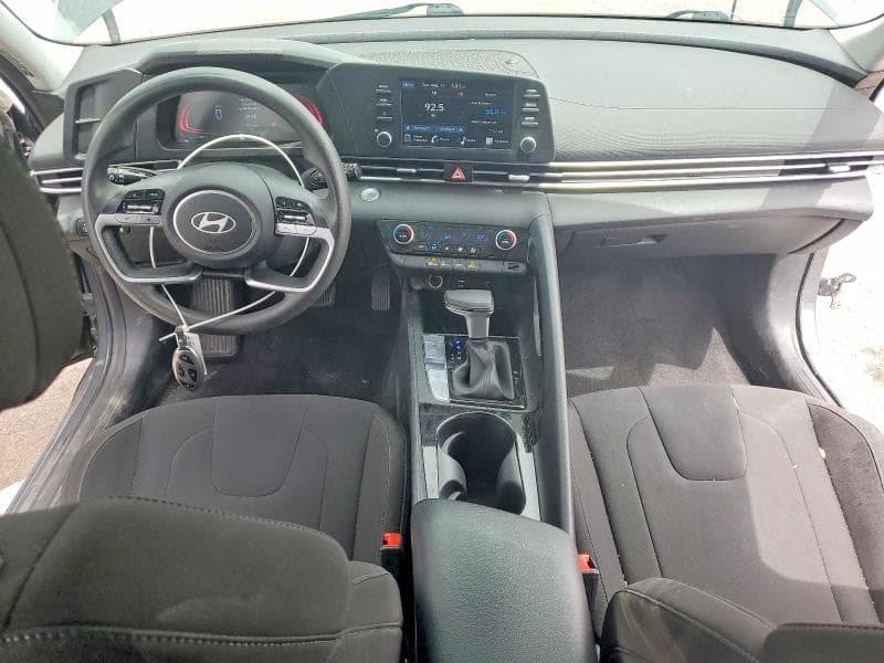 2025 HYUNDAI ELANTRA HYBRID BLUE 8