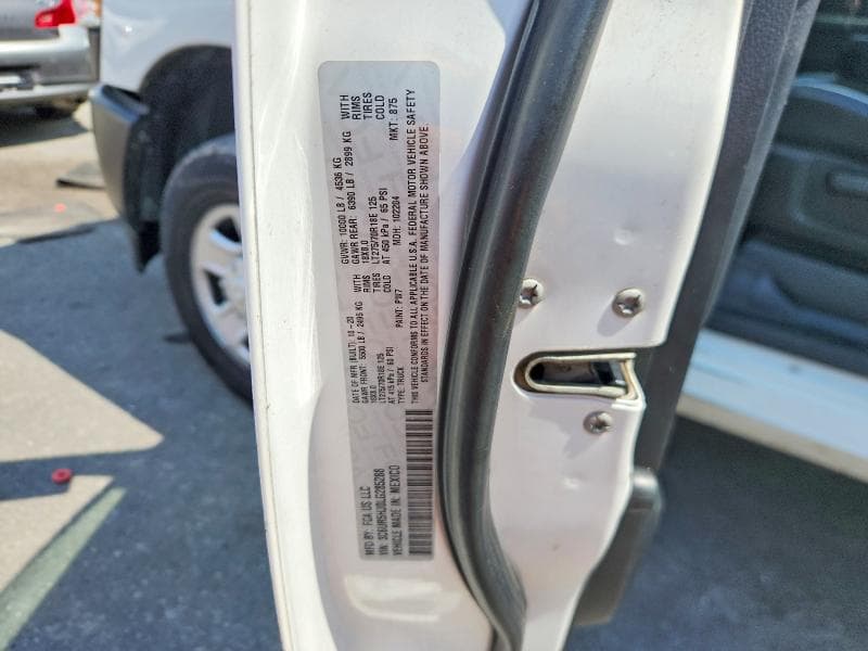2020 RAM 2500 TRADESMAN 12