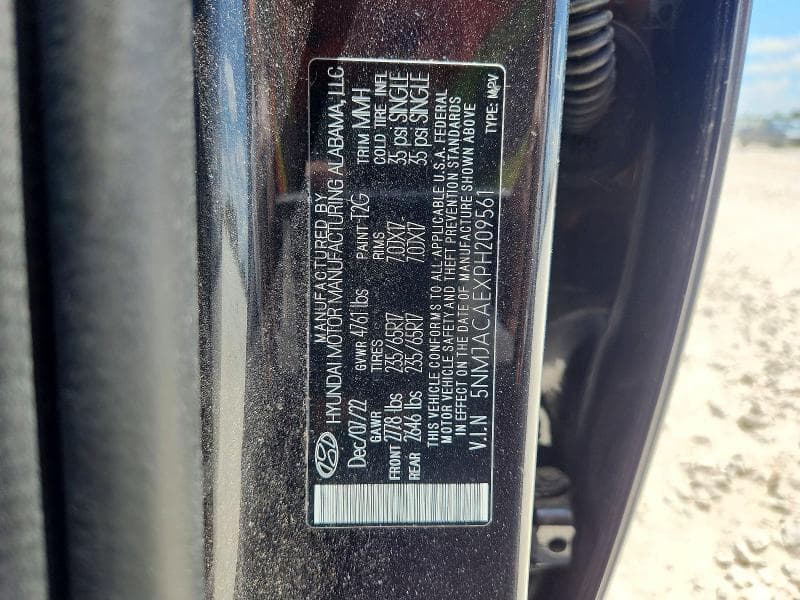 2023 HYUNDAI TUCSON SE 12