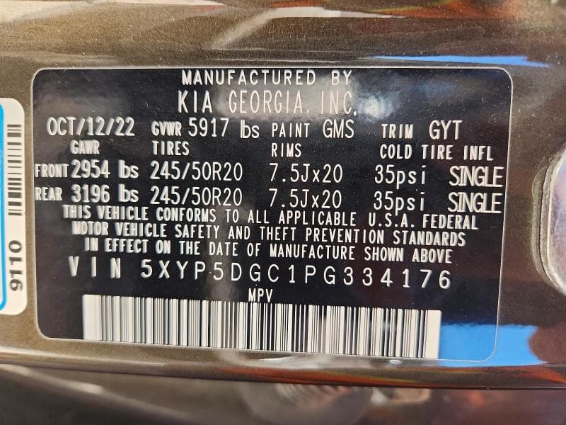 2023 KIA TELLURIDE SX 13
