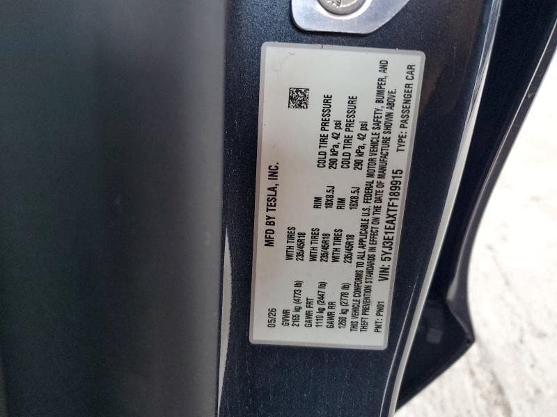 2026 TESLA MODEL 3 12