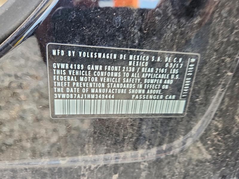 2017 VOLKSWAGEN JETTA SE 12