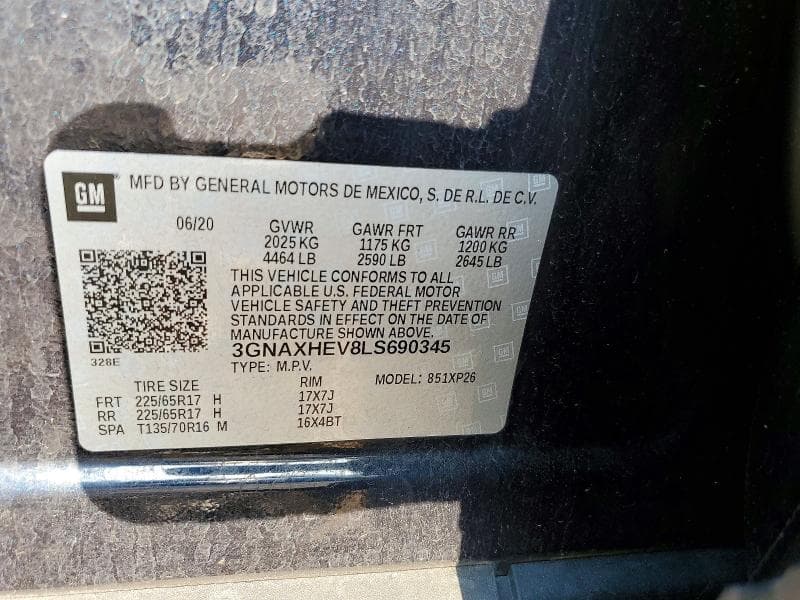 2020 CHEVROLET EQUINOX LS 13