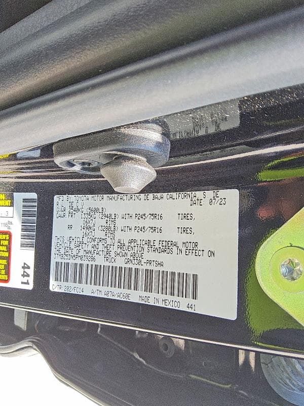 2023 TOYOTA TACOMA SR5 V6 12