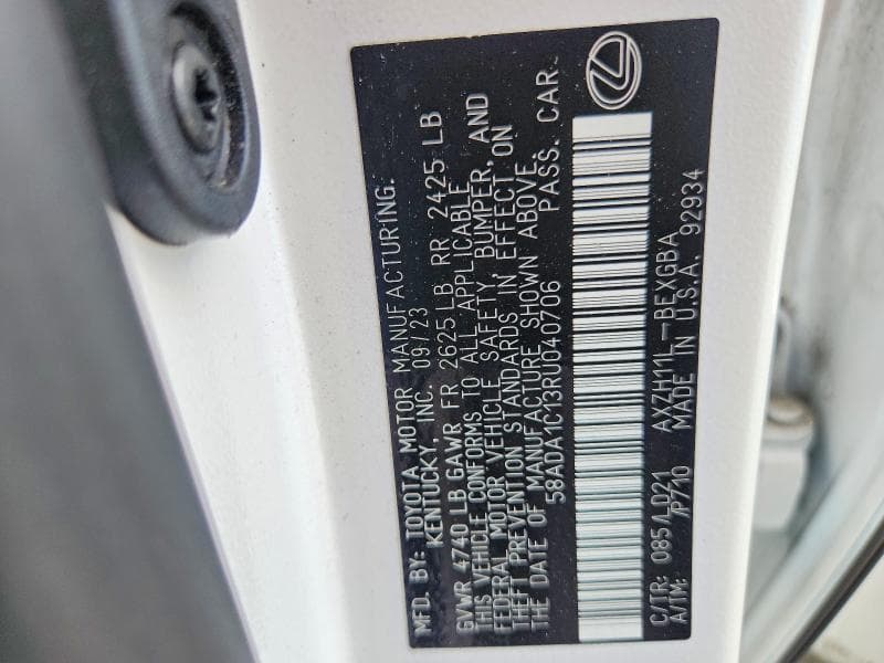 2024 LEXUS ES 300H BASE 13