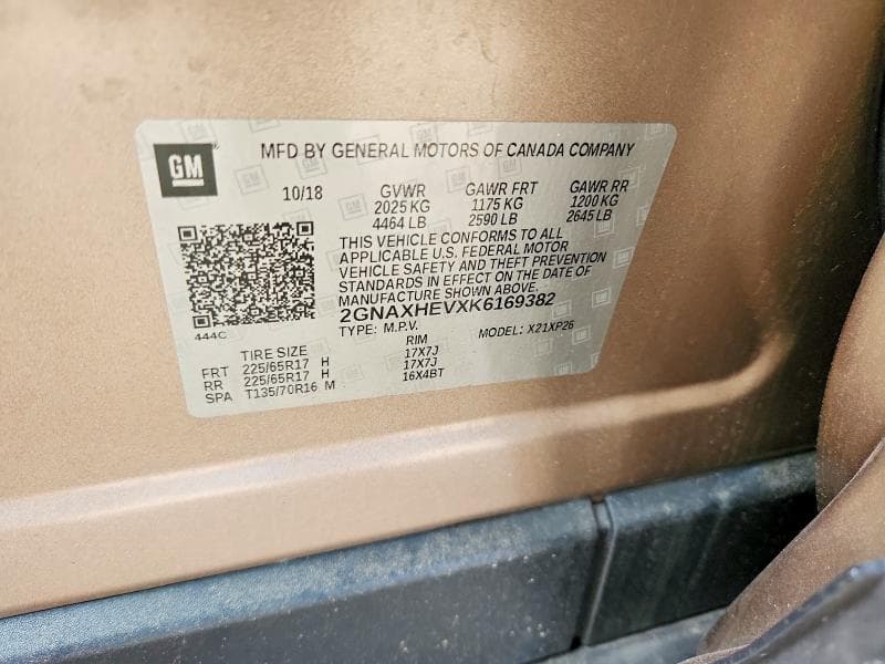 2019 CHEVROLET EQUINOX LS 13