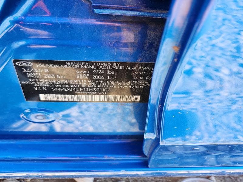2018 HYUNDAI ELANTRA SEL 12