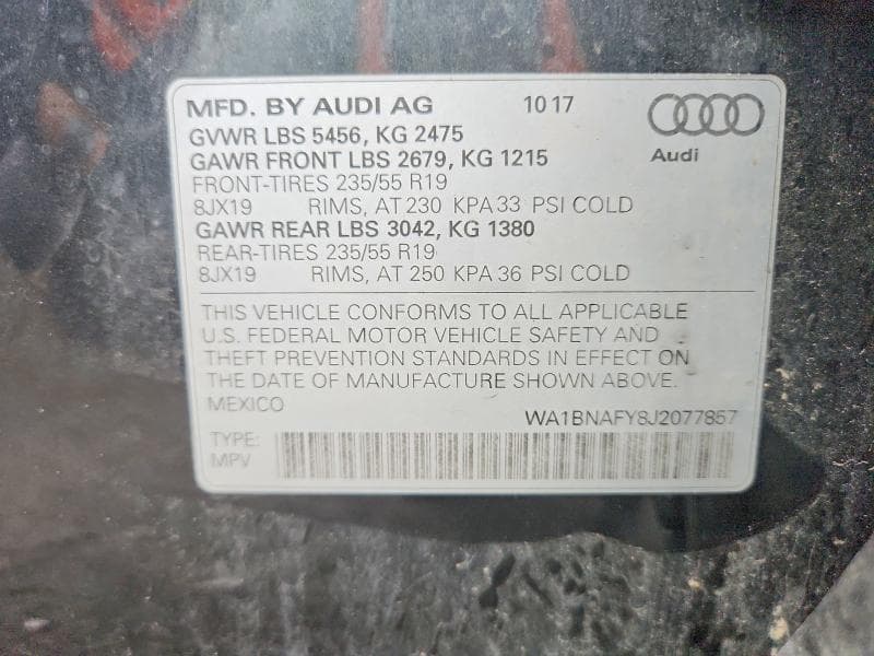 2018 AUDI Q5 PREMIUM PLUS 12
