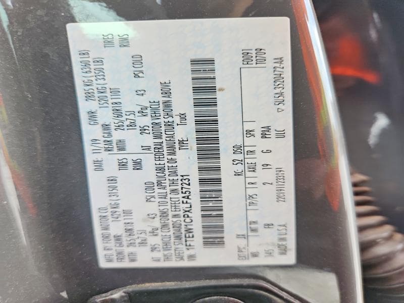 2020 FORD F150 SUPERCREW 13