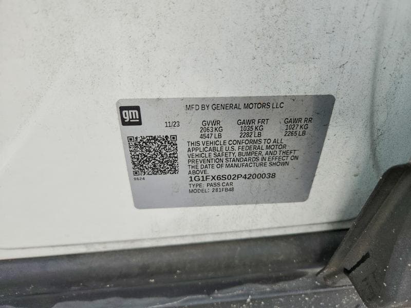 2023 CHEVROLET BOLT EV 2LT 12