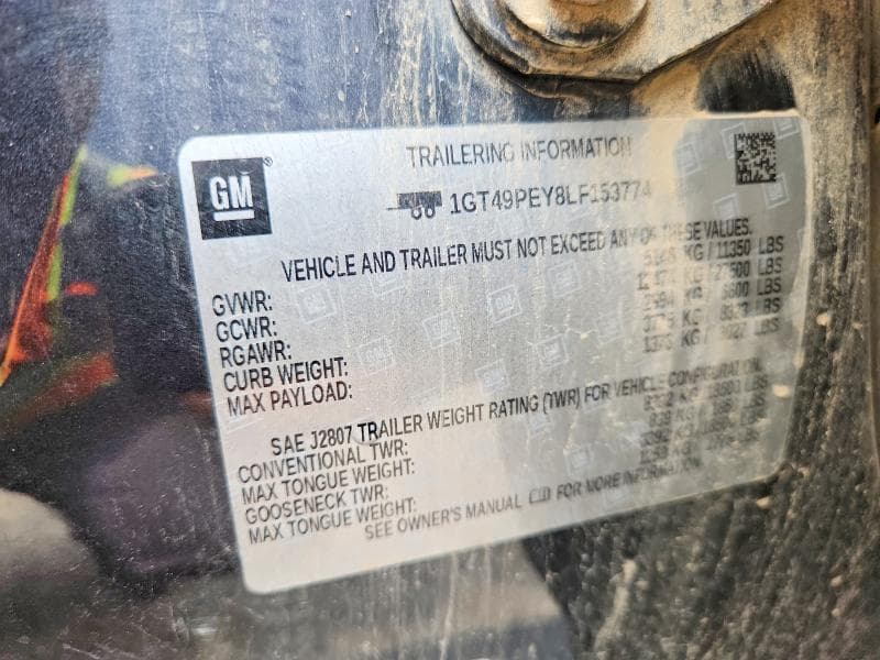 2020 GMC SIERRA K2500 AT4 12