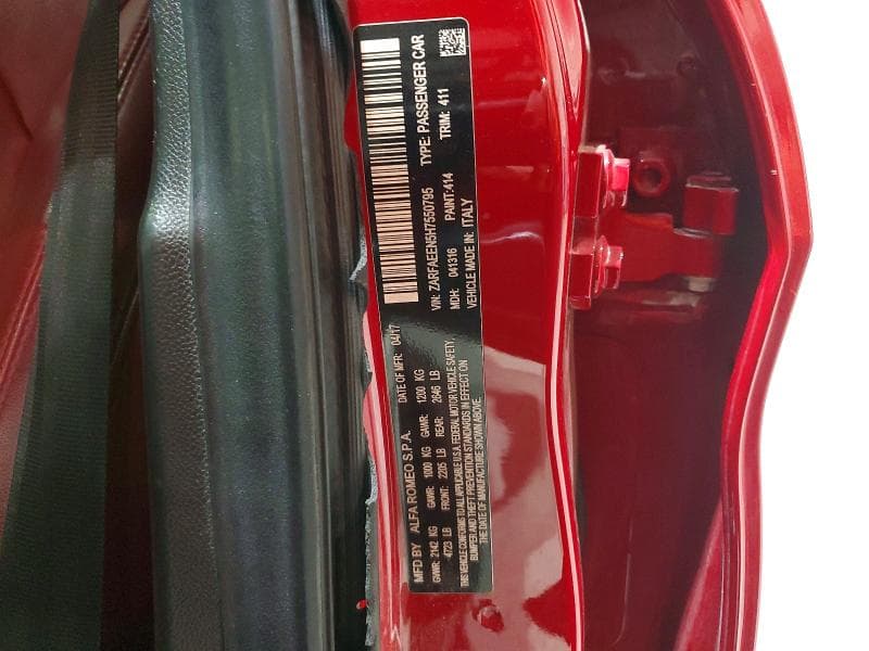 2017 ALFA ROMEO GIULIA TI Q4 13