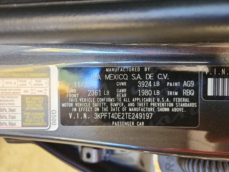 2026 KIA K4 LXS 12