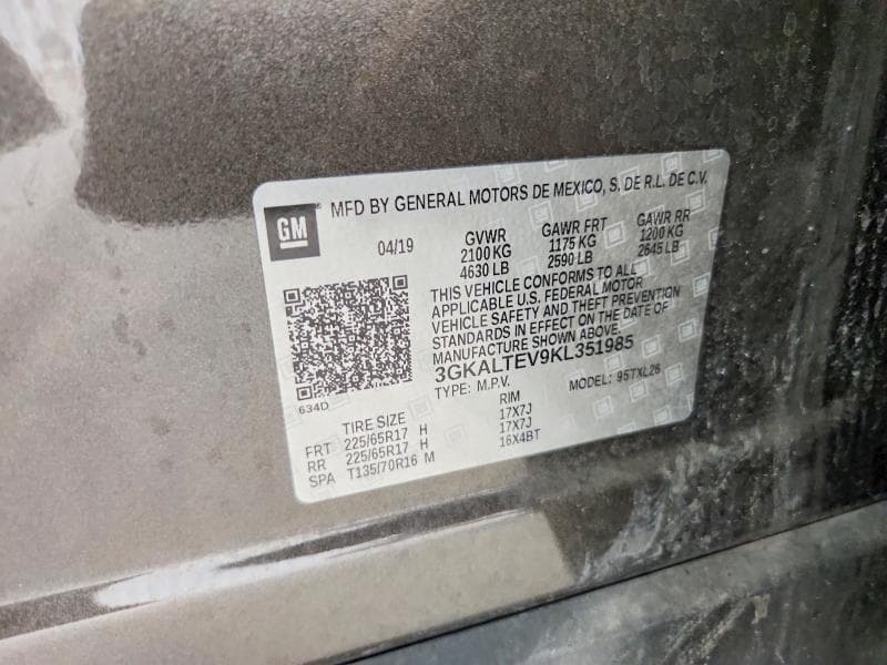 2019 GMC TERRAIN SLE 13