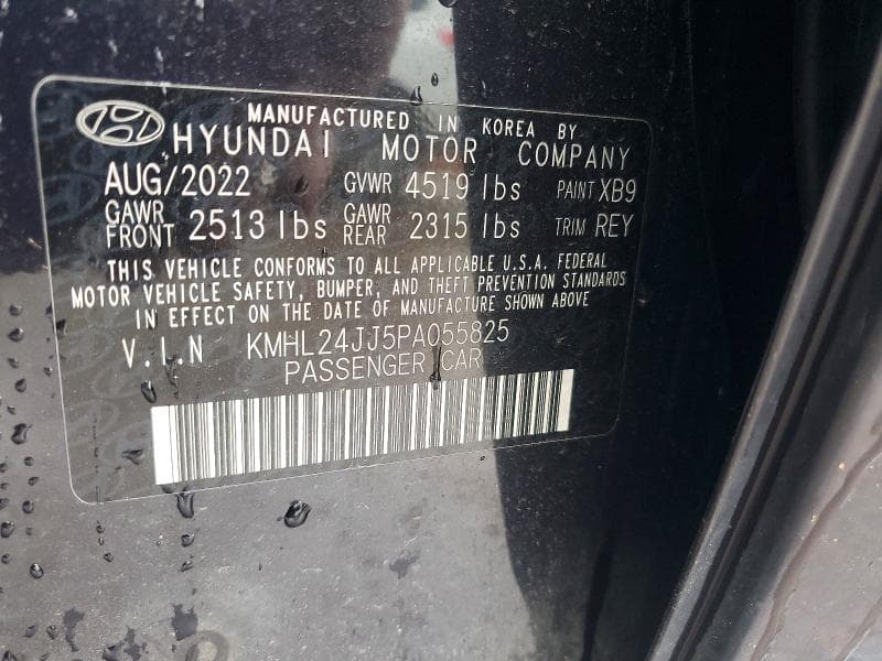 2023 HYUNDAI SONATA HYBRID BLUE 12